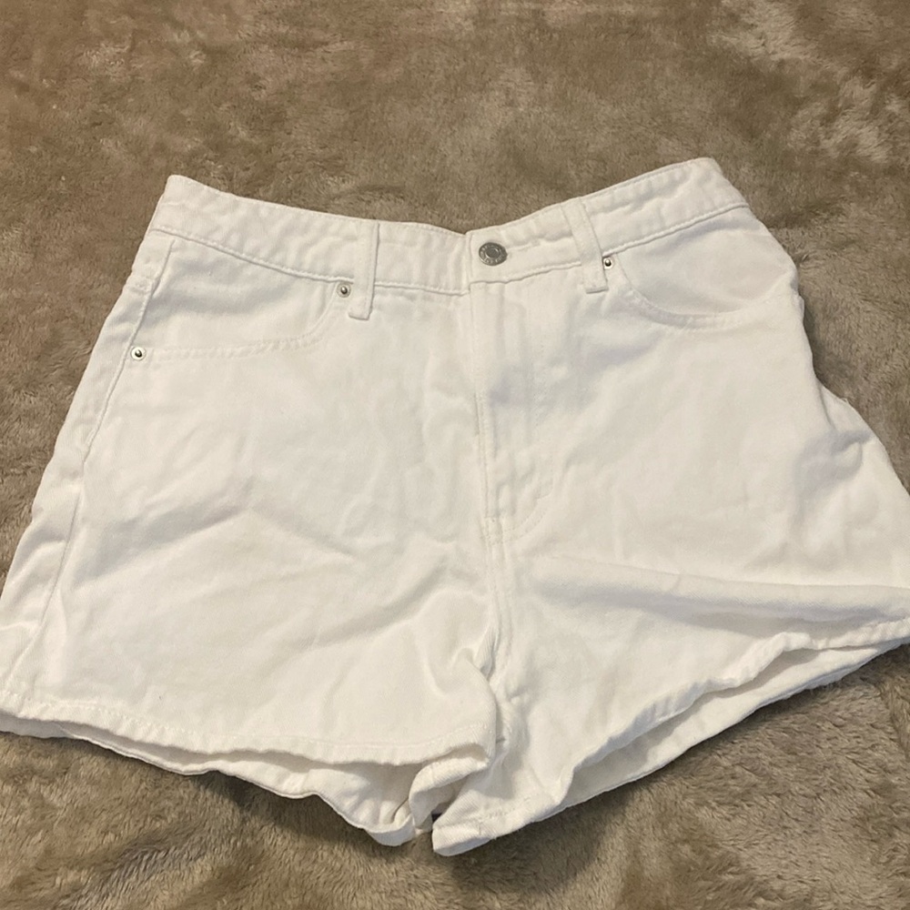 H&M Vintage High Waist Denim Shorts